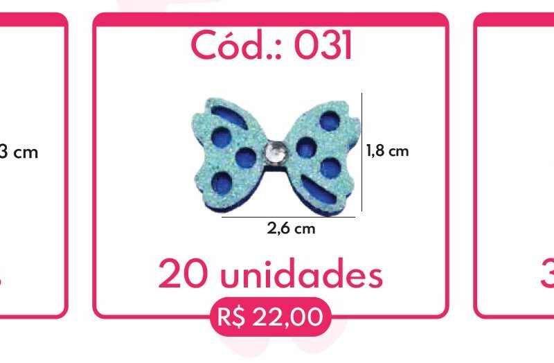 Adesivo Laço – Cód.030 (Luly Pet Biju)