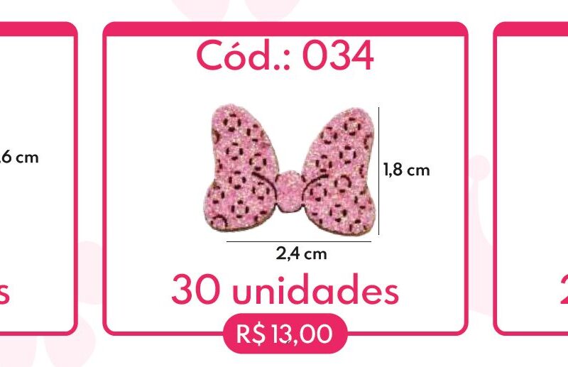 Adesivo Laço – Cód.035 (Luly Pet Biju)